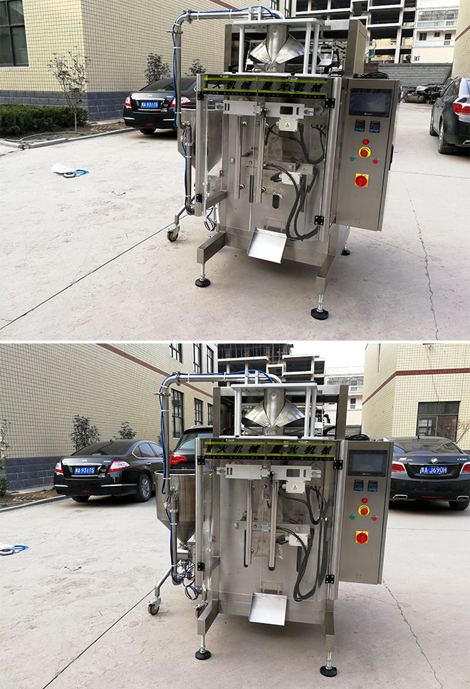 火鍋底料自動化包裝機(jī)械及細(xì)節(jié)實拍